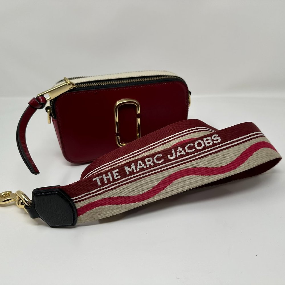 Marc Jacobs Snapshot camera bag purse Red Multi NWOT